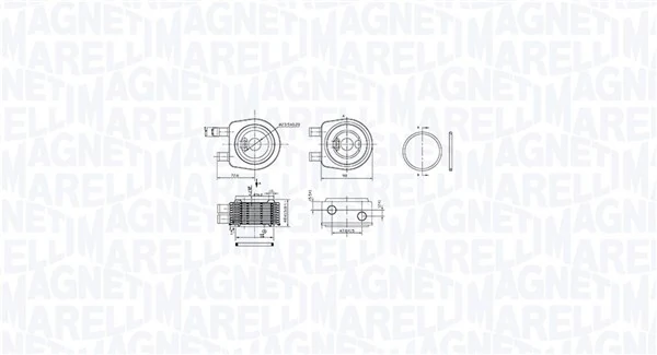 Oil Cooler, engine oil